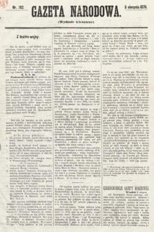 Gazeta Narodowa (wydanie wieczorne). 1870, nr 192