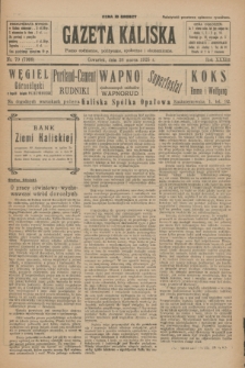 Gazeta Kaliska : pismo codzienne, polityczne, społeczne i ekonomiczne. R.33, nr 70 (26 marca 1925) = nr 7998