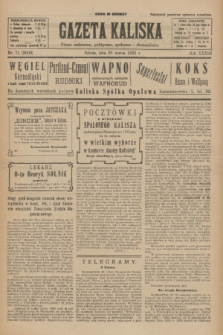 Gazeta Kaliska : pismo codzienne, polityczne, społeczne i ekonomiczne. R.33, nr 72 (28 marca 1925) = nr 8000