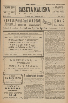 Gazeta Kaliska : pismo codzienne, polityczne, społeczne i ekonomiczne. R.33, nr 76 (2 kwietnia 1925) = nr 8004