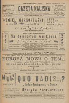 Gazeta Kaliska : pismo codzienne, polityczne, społeczne i ekonomiczne. R.33, nr 90 (19 kwietnia 1925) = nr 8018