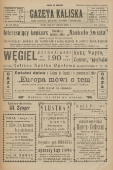 Gazeta Kaliska : pismo codzienne, polityczne, społeczne i ekonomiczne. R.33, nr 92 (22 kwietnia 1925) = nr 8020