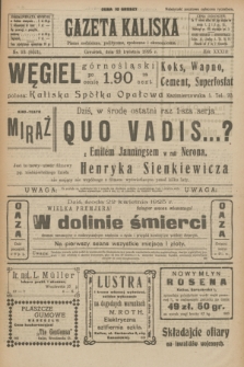 Gazeta Kaliska : pismo codzienne, polityczne, społeczne i ekonomiczne. R.33, nr 93 (23 kwietnia 1925) = nr 8021