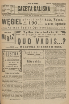 Gazeta Kaliska : pismo codzienne, polityczne, społeczne i ekonomiczne. R.33, nr 95 (25 kwietnia 1925) = nr 8023