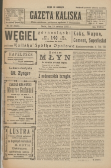 Gazeta Kaliska : pismo codzienne, polityczne, społeczne i ekonomiczne. R.33, nr 98 (29 kwietnia 1925) = nr 8026