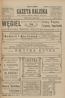 Gazeta Kaliska : pismo codzienne, polityczne, społeczne i ekonomiczne. R.33, nr 107 (9 maja 1925) = nr 8035