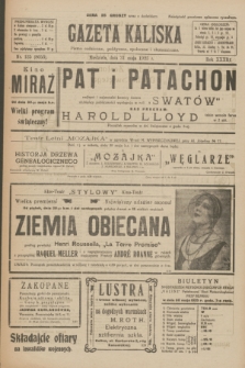 Gazeta Kaliska : pismo codzienne, polityczne, społeczne i ekonomiczne. R.33, nr 125 (31 maja 1925) = nr 8053