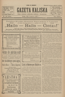 Gazeta Kaliska : pismo codzienne, polityczne, społeczne i ekonomiczne. R.33, nr 126 (3 czerwca 1925) = nr 8054