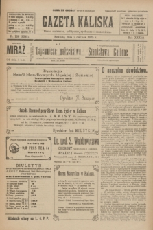 Gazeta Kaliska : pismo codzienne, polityczne, społeczne i ekonomiczne. R.33, nr 130 (7 czerwca 1925) = nr 8058