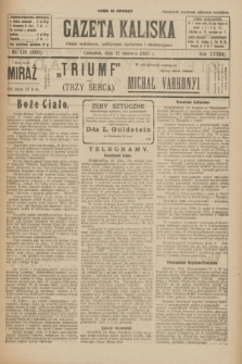 Gazeta Kaliska : pismo codzienne, polityczne, społeczne i ekonomiczne. R.33, nr 133 (11 czerwca 1925) = nr 8061