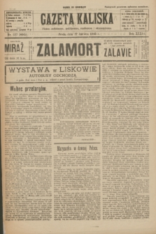 Gazeta Kaliska : pismo codzienne, polityczne, społeczne i ekonomiczne. R.33, nr 137 (17 czerwca 1925) = nr 8065