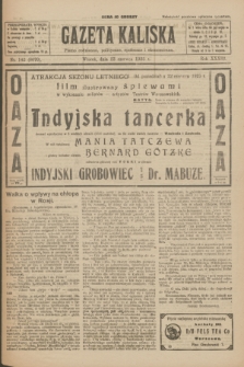 Gazeta Kaliska : pismo codzienne, polityczne, społeczne i ekonomiczne. R.33, nr 142 (23 czerwca 1925) = nr 8070