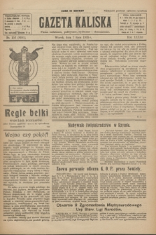 Gazeta Kaliska : pismo codzienne, polityczne, społeczne i ekonomiczne. R.33, nr 153 (7 lipca 1925) = nr 8081