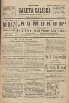 Gazeta Kaliska : pismo codzienne, polityczne, społeczne i ekonomiczne. R.33, nr 162 (17 lipca 1925) = nr 8090