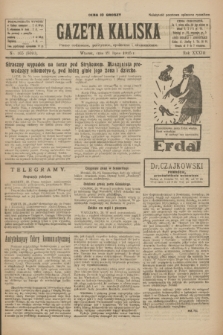 Gazeta Kaliska : pismo codzienne, polityczne, społeczne i ekonomiczne. R.33, nr 165 (21 lipca 1925) = nr 8093