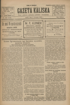 Gazeta Kaliska : pismo codzienne, polityczne, społeczne i ekonomiczne. R.33, nr 208 (9 września 1925) = nr 8135