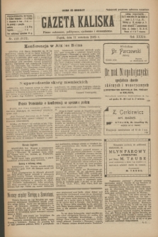 Gazeta Kaliska : pismo codzienne, polityczne, społeczne i ekonomiczne. R.33, nr 210 (11 września 1925) = nr 8137