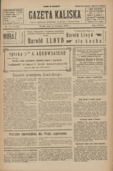 Gazeta Kaliska : pismo codzienne, polityczne, społeczne i ekonomiczne. R.33, nr 211 (12 września 1925) = nr 8138