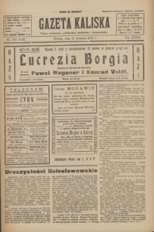 Gazeta Kaliska : pismo codzienne, polityczne, społeczne i ekonomiczne. R.33, nr 213 (15 września 1925) = nr 8140