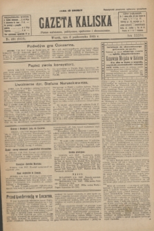 Gazeta Kaliska : pismo codzienne, polityczne, społeczne i ekonomiczne. R.33, nr 231 (6 października 1925) = nr 8158