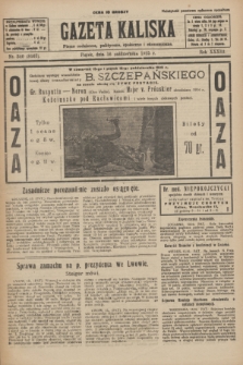 Gazeta Kaliska : pismo codzienne, polityczne, społeczne i ekonomiczne. R.33, nr 240 (16 października 1925) = nr 8167