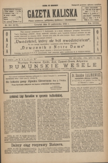 Gazeta Kaliska : pismo codzienne, polityczne, społeczne i ekonomiczne. R.33, nr 251 (29 października 1925) = nr 8178
