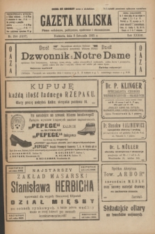 Gazeta Kaliska : pismo codzienne, polityczne, społeczne i ekonomiczne. R.33, nr 260 (8 listopada 1925) = nr 8187