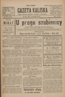 Gazeta Kaliska : pismo codzienne, polityczne, społeczne i ekonomiczne. R.33, nr 267 (17 listopada 1925) = nr 8194