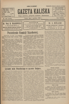 Gazeta Kaliska : pismo codzienne, polityczne, społeczne i ekonomiczne. R.33, nr 282 (4 grudnia 1925) = nr 8209