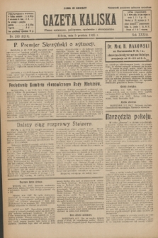 Gazeta Kaliska : pismo codzienne, polityczne, społeczne i ekonomiczne. R.33, nr 283 (5 grudnia 1925) = nr 8210