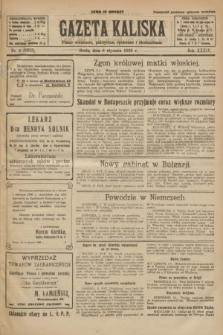 Gazeta Kaliska : pismo codzienne, polityczne, społeczne i ekonomiczne. R.34, nr 4 (6 stycznia 1926) = nr 8233
