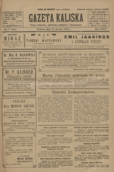 Gazeta Kaliska : pismo codzienne, polityczne, społeczne i ekonomiczne. R.34, nr 7 (10 stycznia 1926) = nr 8236