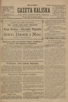 Gazeta Kaliska : pismo codzienne, polityczne, społeczne i ekonomiczne. R.34, nr 8 (12 stycznia 1926) = nr 8237
