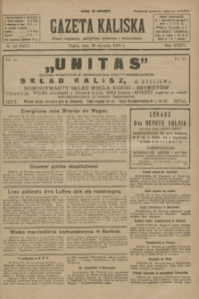 Gazeta Kaliska : pismo codzienne, polityczne, społeczne i ekonomiczne. R.34, nr 23 (29 stycznia 1926) = nr 8252