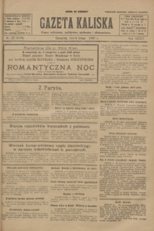 Gazeta Kaliska : pismo codzienne, polityczne, społeczne i ekonomiczne. R.34, nr 27 (4 lutego 1926) = nr 8256