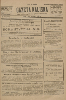 Gazeta Kaliska : pismo codzienne, polityczne, społeczne i ekonomiczne. R.34, nr 28 (5 lutego 1926) = nr 8257