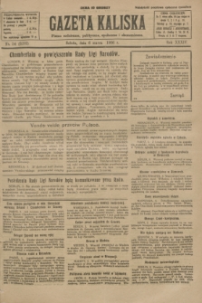 Gazeta Kaliska : pismo codzienne, polityczne, społeczne i ekonomiczne. R.34, nr 54 (6 marca 1926) = nr 8282