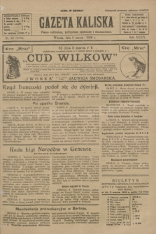 Gazeta Kaliska : pismo codzienne, polityczne, społeczne i ekonomiczne. R.34, nr 56 (9 marca 1926) = nr 8284