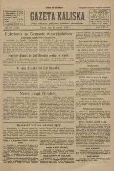 Gazeta Kaliska : pismo codzienne, polityczne, społeczne i ekonomiczne. R.34, nr 59 (12 marca 1926) = nr 8287