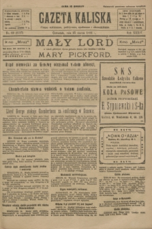 Gazeta Kaliska : pismo codzienne, polityczne, społeczne i ekonomiczne. R.34, nr 69 (25 marca 1926) = nr 8297