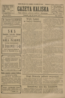 Gazeta Kaliska : pismo codzienne, polityczne, społeczne i ekonomiczne. R.34, nr 72 (28 marca 1926) = nr 8300