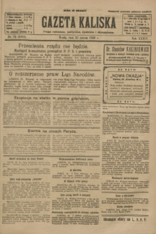 Gazeta Kaliska : pismo codzienne, polityczne, społeczne i ekonomiczne. R.34, nr 74 (31 marca 1926) = nr 8302