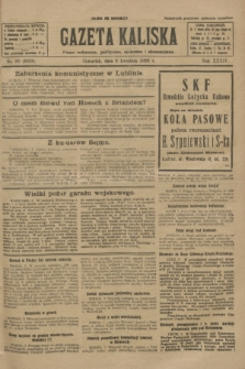 Gazeta Kaliska : pismo codzienne, polityczne, społeczne i ekonomiczne. R.34, nr 80 (8 kwietnia 1926) = nr 8308