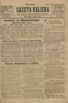 Gazeta Kaliska : pismo codzienne, polityczne, społeczne i ekonomiczne. R.34, nr 81 (9 kwietnia 1926) = nr 8309