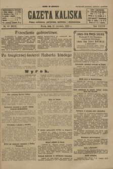 Gazeta Kaliska : pismo codzienne, polityczne, społeczne i ekonomiczne. R.34, nr 91 (21 kwietnia 1926) = nr 8319