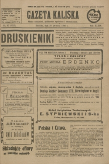 Gazeta Kaliska : pismo codzienne, polityczne, społeczne i ekonomiczne. R.34, nr 95 (25 kwietnia 1926) = nr 8323