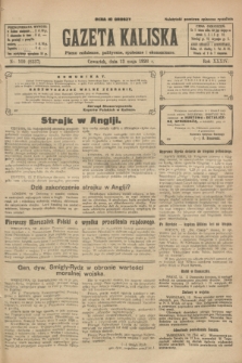 Gazeta Kaliska : pismo codzienne, polityczne, społeczne i ekonomiczne. R.34, nr 109 (13 maja 1926) = nr 8337