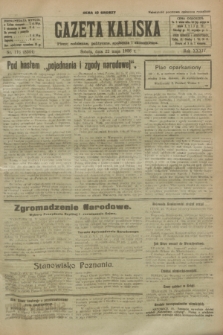 Gazeta Kaliska : pismo codzienne, polityczne, społeczne i ekonomiczne. R.34, nr 116 (22 maja 1926) = nr 8344