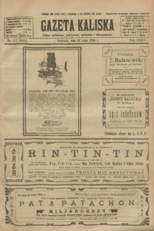 Gazeta Kaliska : pismo codzienne, polityczne, społeczne i ekonomiczne. R.34, nr 117 (23 maja 1926) = nr 8345