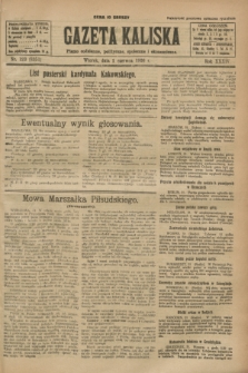 Gazeta Kaliska : pismo codzienne, polityczne, społeczne i ekonomiczne. R.34, nr 123 (1 czerwca 1926) = nr 8351 + dod.